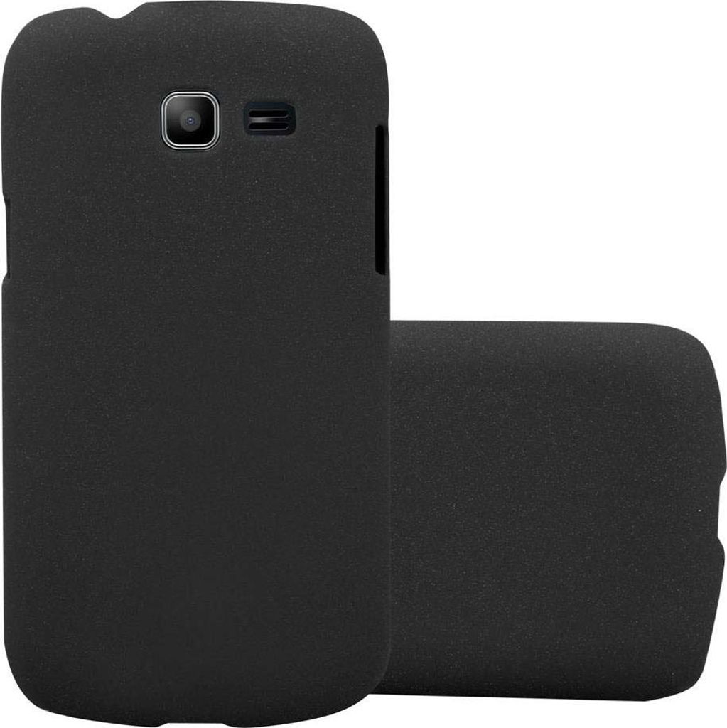 Cadorabo Schutzhülle für Samsung Galaxy TREND LITE Hülle in Schwarz Etui Hard Case Handyhülle Cover