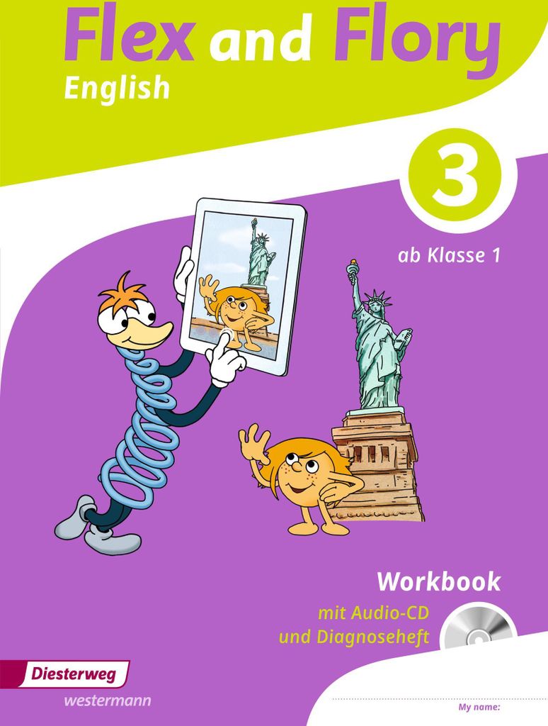 Flex and Flory 3. Workbook mit Schüler-Audio-CD und Produktbild 