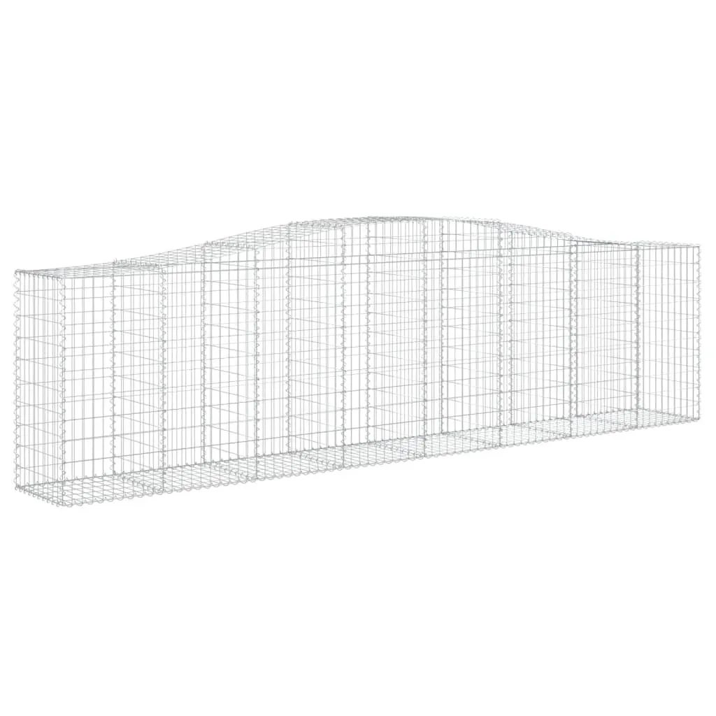 Solution Brise-Vue Gabion Robuste 400x50 cm Anti-Corrosion pour Extérieur