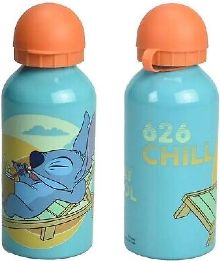 Disney Stitch Chill Aluminium Wasserflasche Trinkflasche Flasche 400 ml