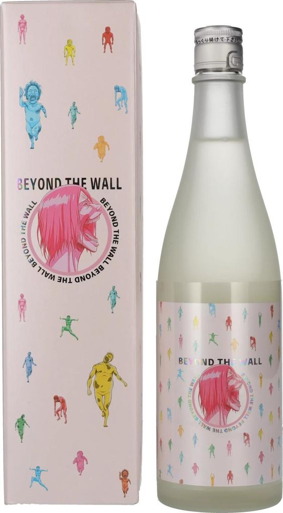 Attack on Titan x Beyond the Wall TITAN Model Japanese Sake 13% Vol. 0,72l in Geschenkbox