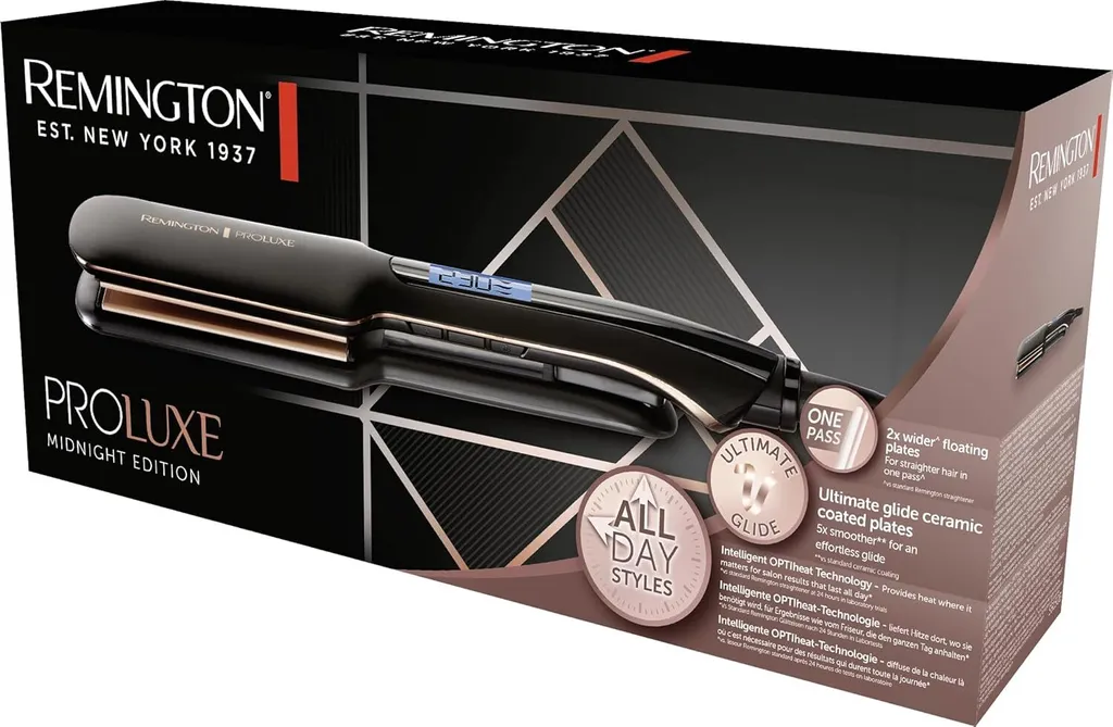 Lissage sans frisottis avec le fer Remington Proluxe Hair plaques larges