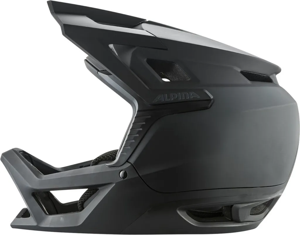 Casque VTT ALPINA Roca Noir Mat pour Enduro - Confort et Sécurité Intégrale