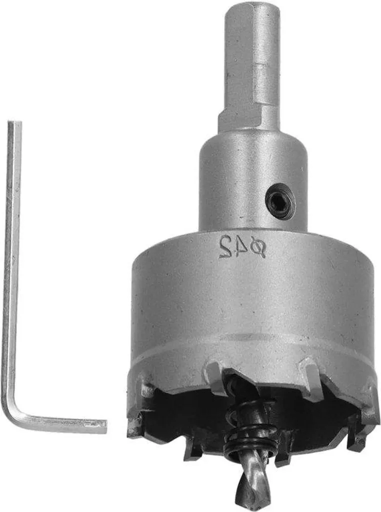 Foret de perçage métal 42mm pour découper plaque acier et alliage RVS