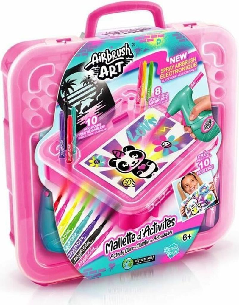 Bastelspiel Canal Toys Airbrush Art Weiß Kunststoff