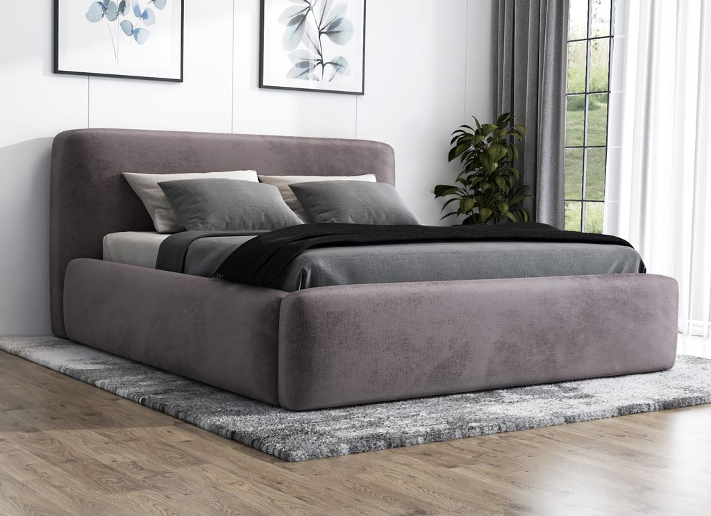 Polsterbett LUMO 180 x 200 plus Matratze und Bettkasten. Möbel vom Hersteller- Handarbeit! Bett Komplett-Set mit Matratze,Bettkasten, Lattenrost &...