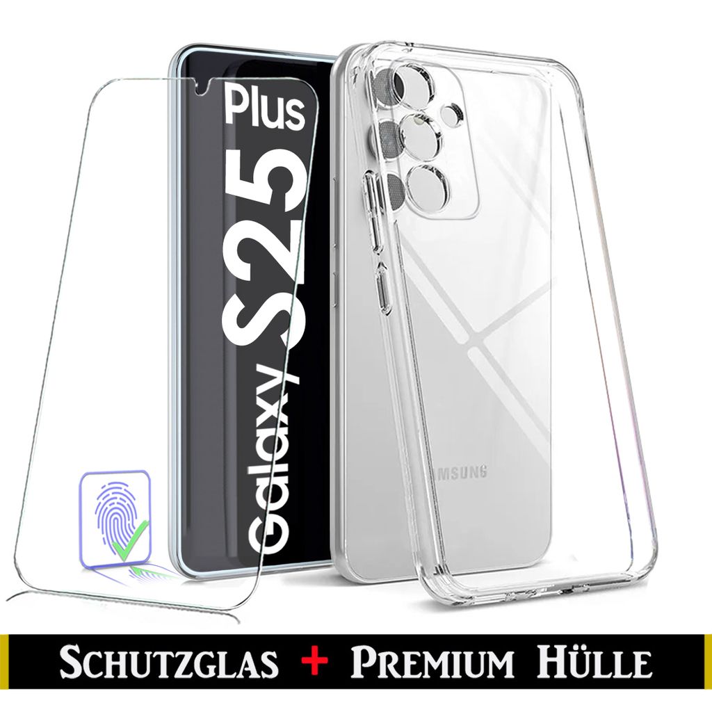 Für Samsung Galaxy S25+ (S25 Plus) Silikon Transparent Produktbild 