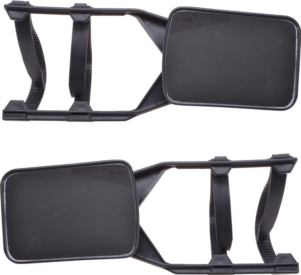 2x Universal PKW Wohnwagen Anhänger Spiegel Caravanspiegel Produktbild 