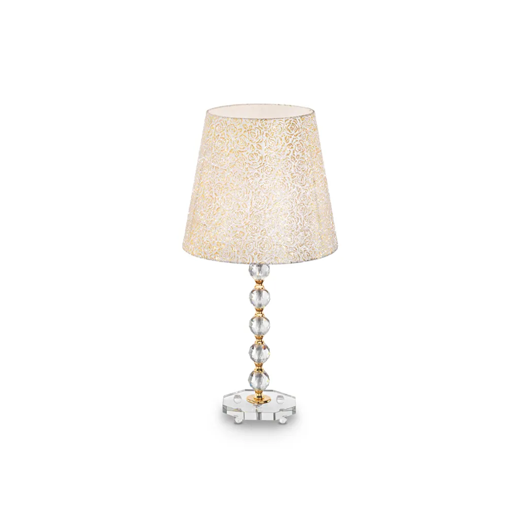 Éclairez vos coins sombres avec la lampe Golden QUEEN métal doré chic
