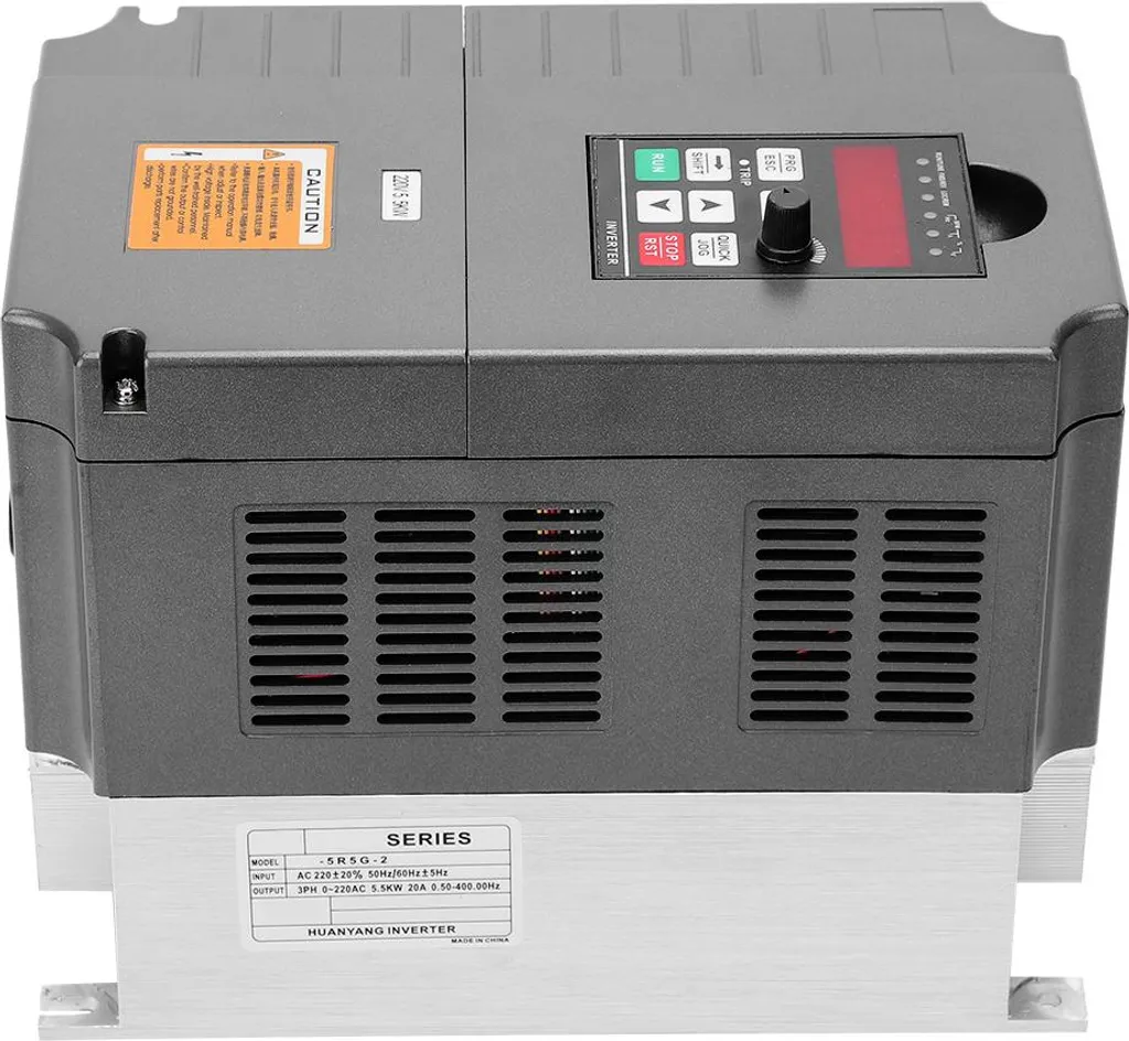 Onduleur Vectoriel GT5R5G2 DSP 5,5kW Monophasé 220V vers Triphasé 220V