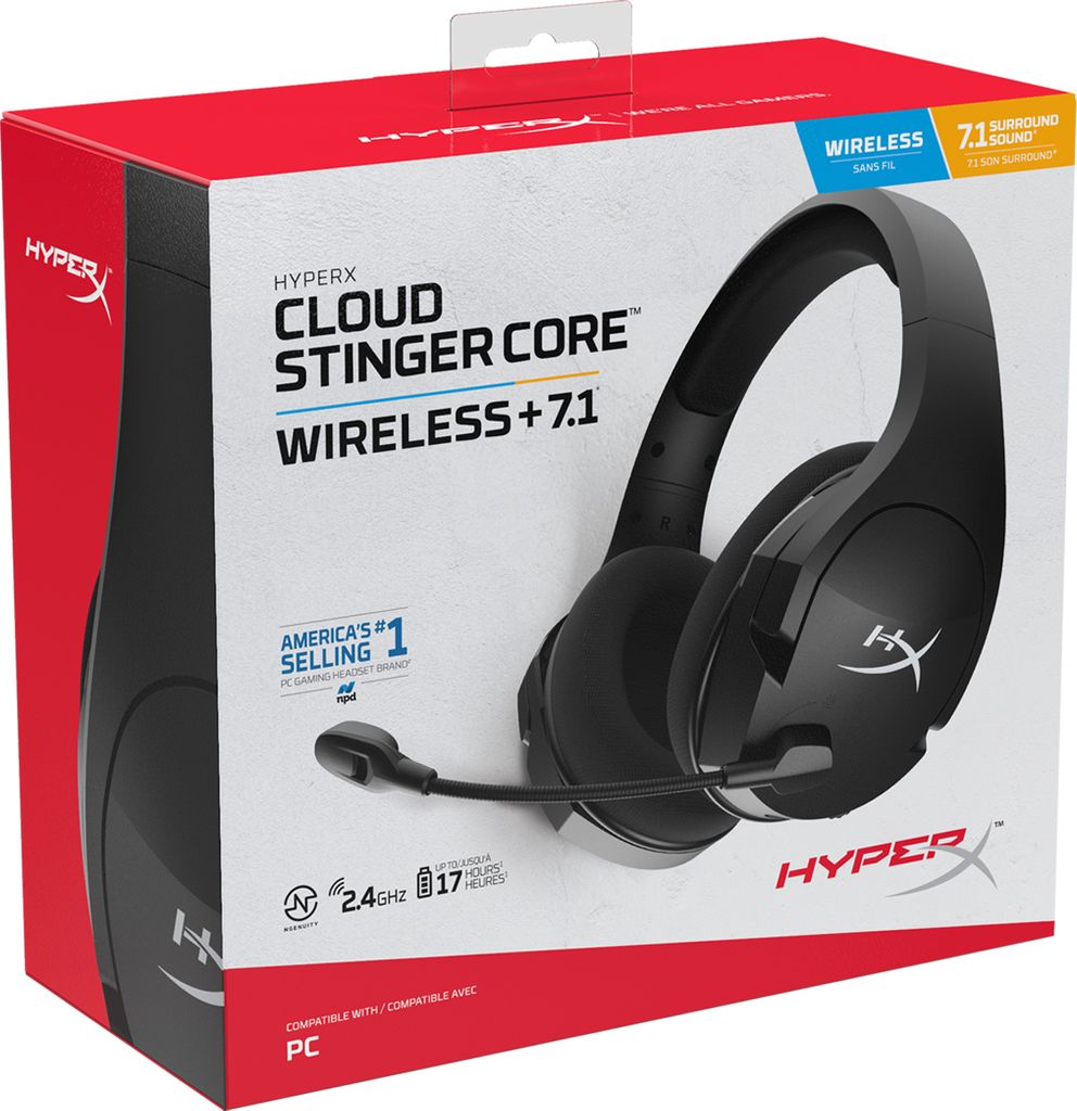 HyperX Cloud Stinger Core 7.1 Wireless Gaming Headset Produktbild 3