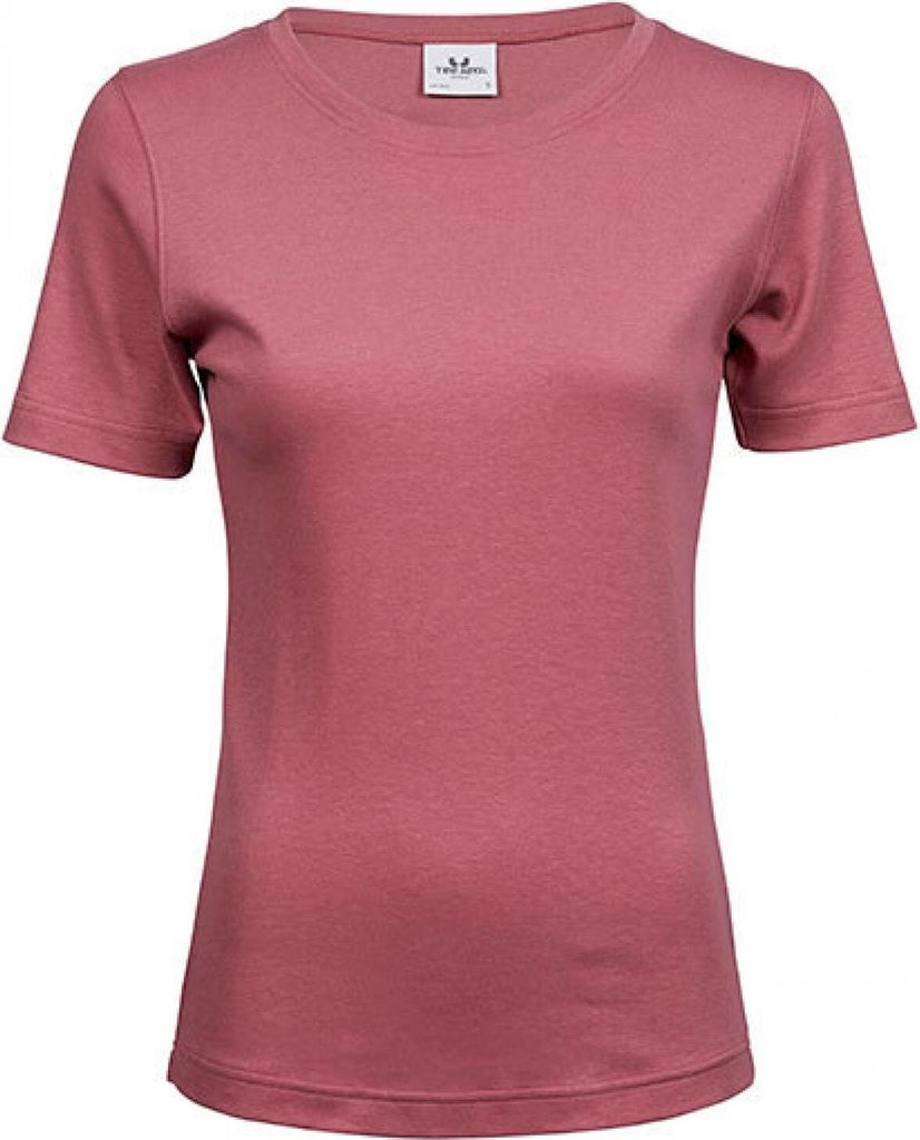 Tee Jays 580 | Ladies Interlock Damen T-Shirt - Farbe: Rose - Größe: S