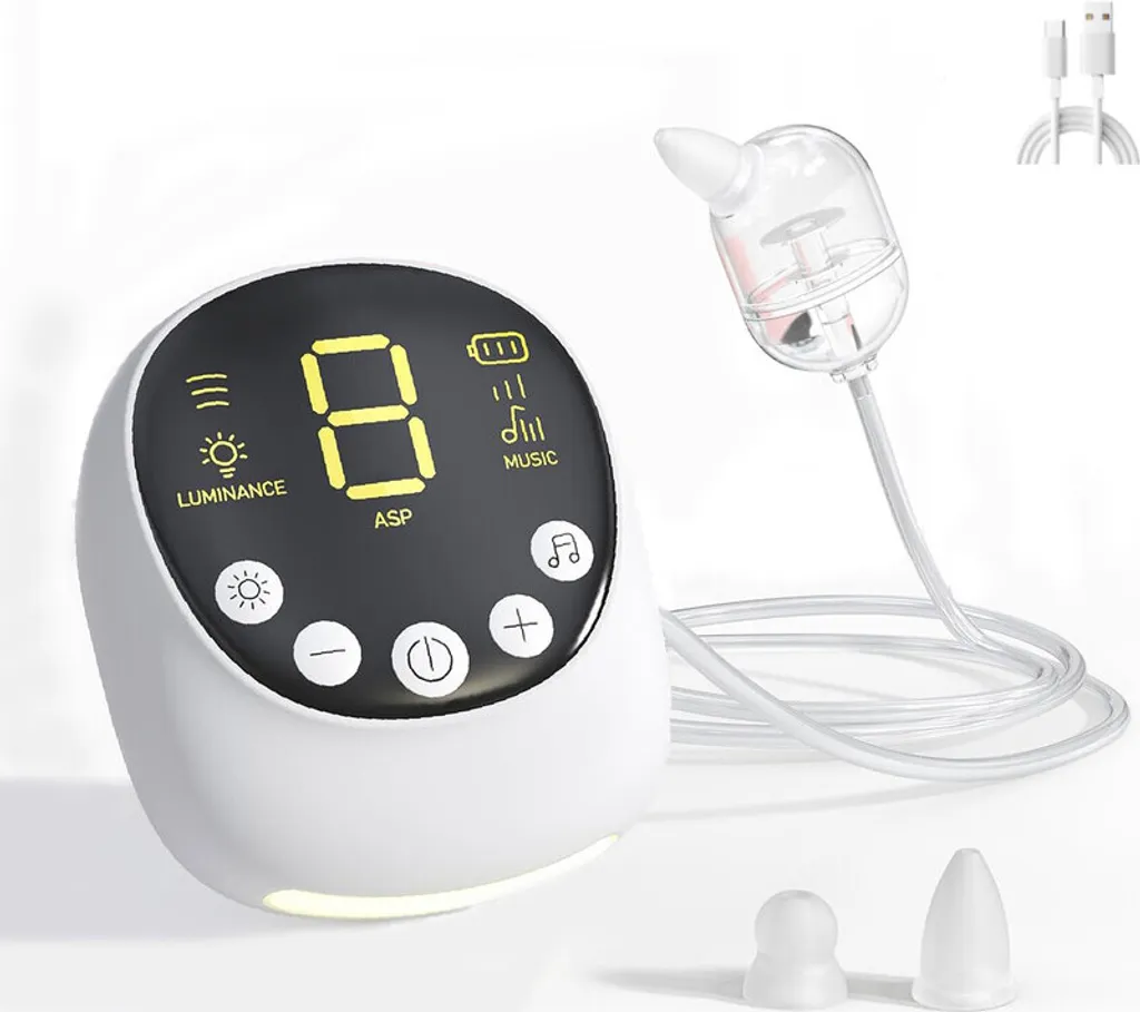 Mouche Bébé Électrique Rechargeable USB - 9 Vitesses et Embouts Soft