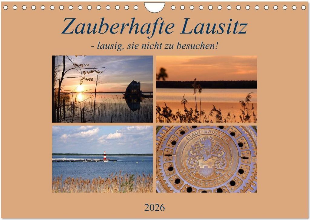 Zauberhafte Lausitz (Wandkalender 2026 DIN A4 quer), CALVENDO Monatskalender