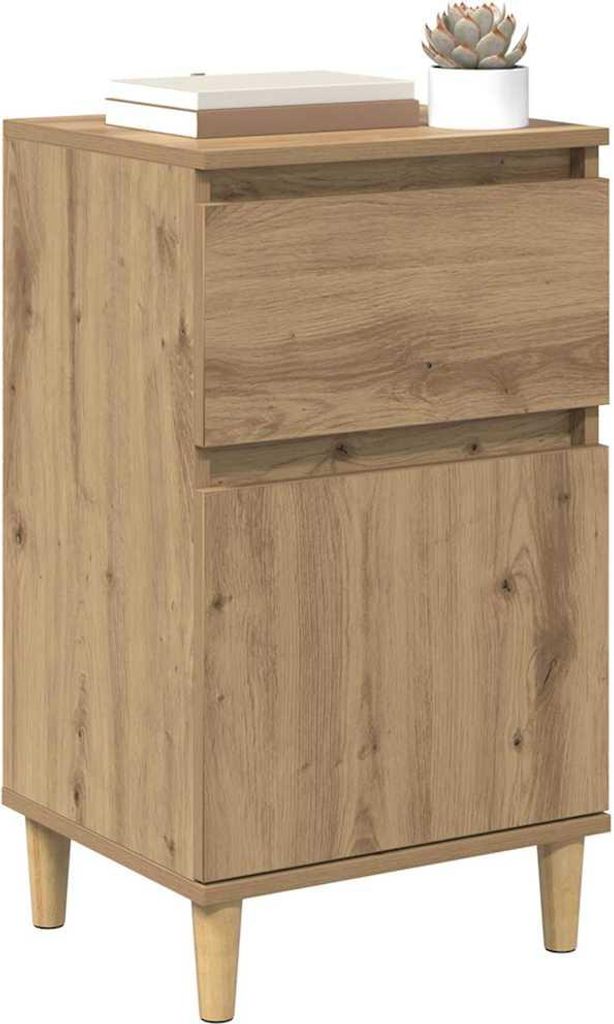vidaXL Noční stolek 2 ks Artisan dub 40 x 35 x 70 cm Obrázek produktu 
