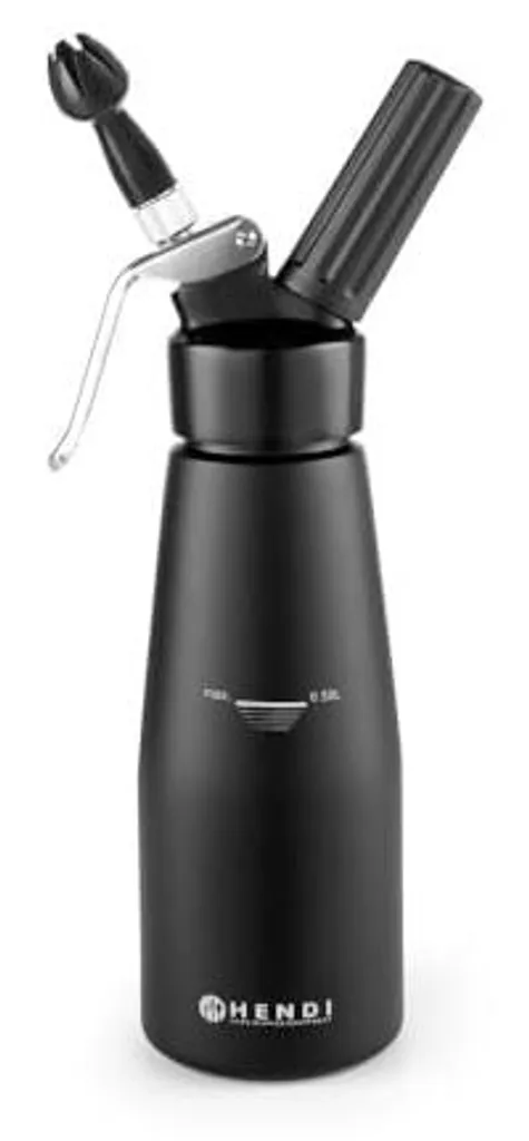 Siphon à chantilly 0,5L Hendi Kitchen Line noir - Design et précision - 8