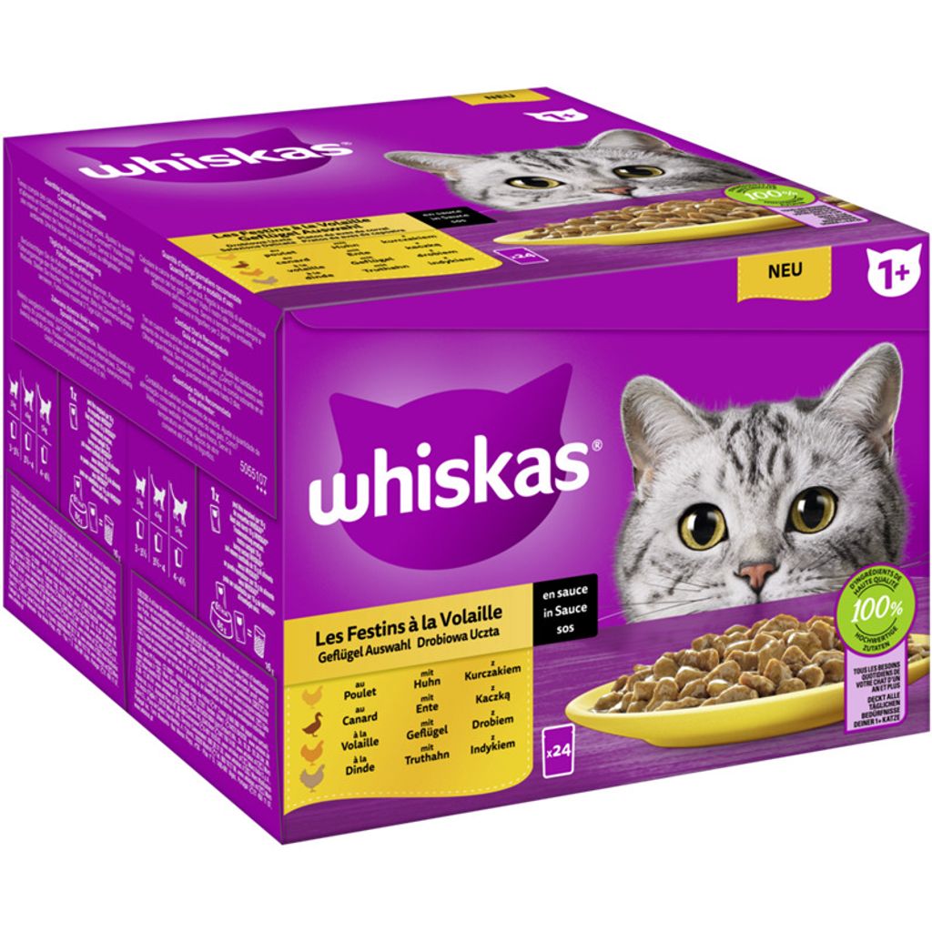 ‎Whiskas 449288, Geflügel, 85 g Produktbild 