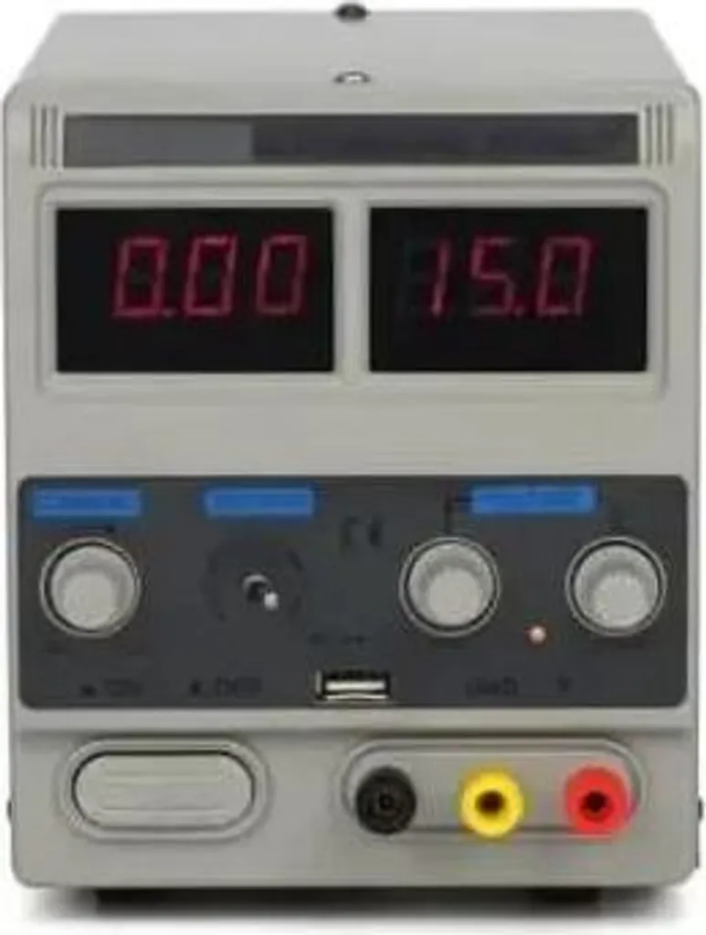 Alimentation stabilisée continue de table 0-15V avec écran LED précis - 2