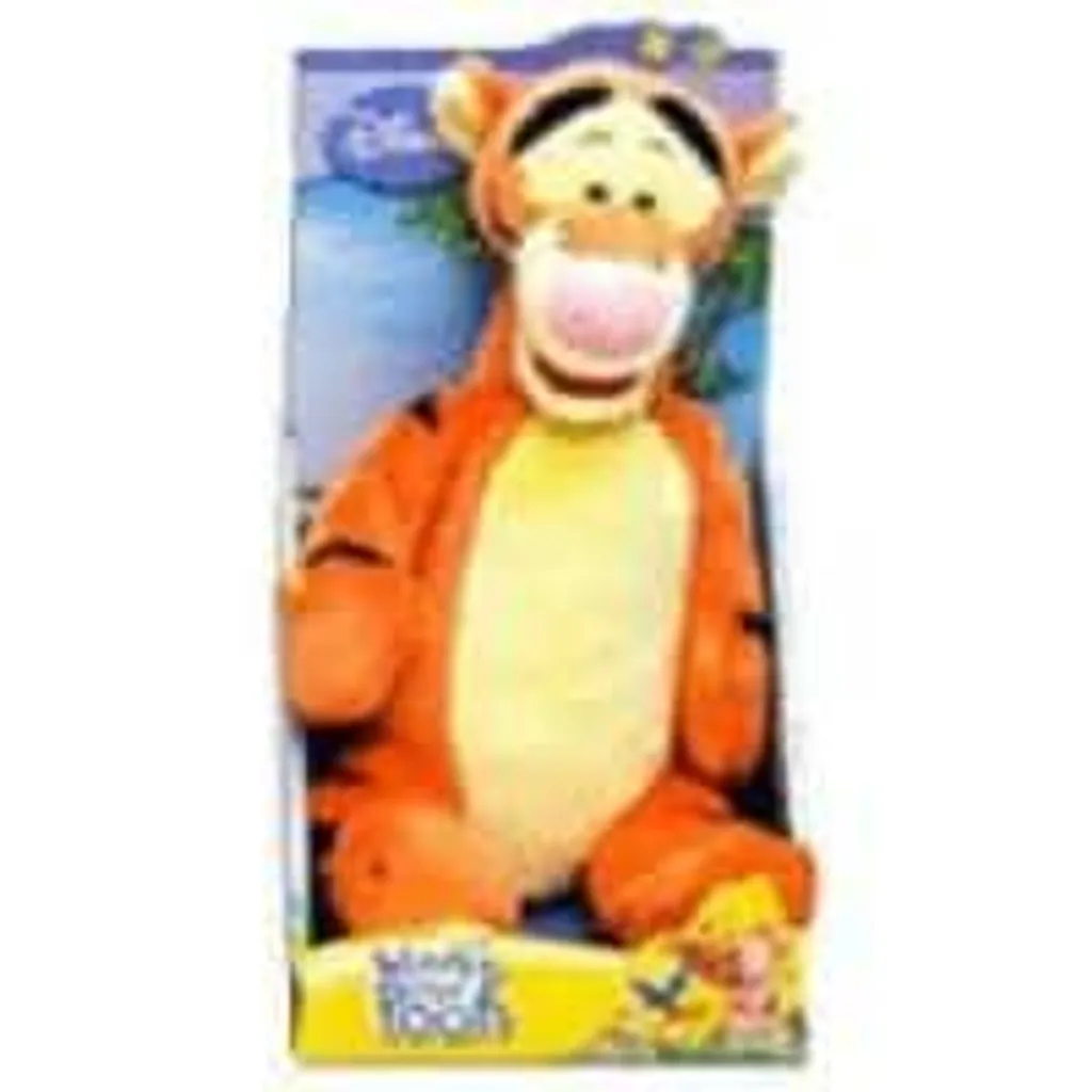 Cadeau enfant peluche Tigre 25 cm et Bourriquet sac à dos original