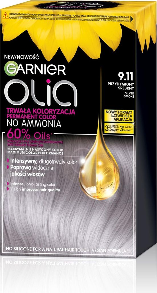 GARNIER Olia Haarfarbe Nr. 9.11 Silberrauch