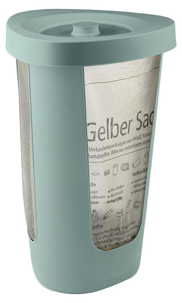 Rotho Müllsackständer 50L Fabu - Gelber Sack Halter - Produktbild 