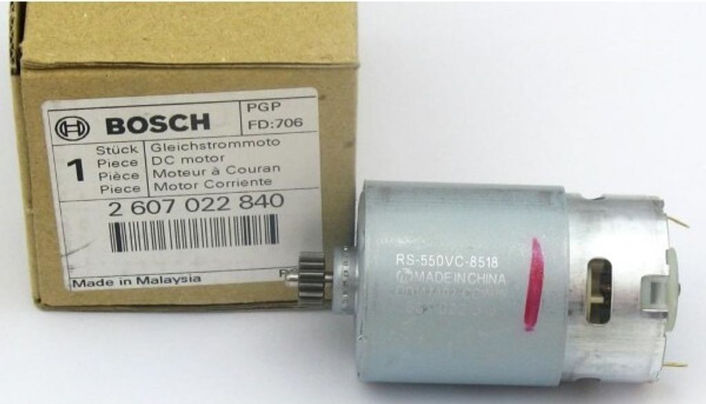 Bosch Professional Gleichstrommotor für Akku-Bohrschrauber GSR 10,8 V-LI (Gerätetyp-Nummer: 3 601 J92 U00)