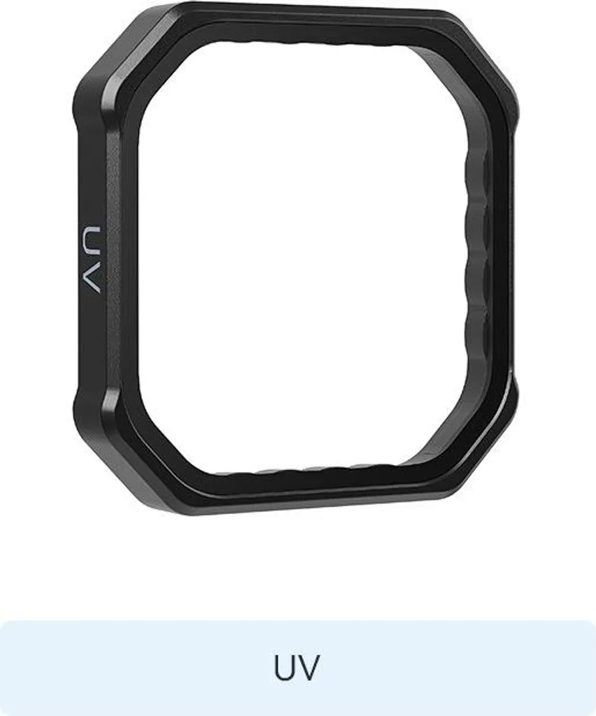 Filtro UV Ace Pro 2 INF: Lega Alluminio e Vetro HD (Confezione da 2)