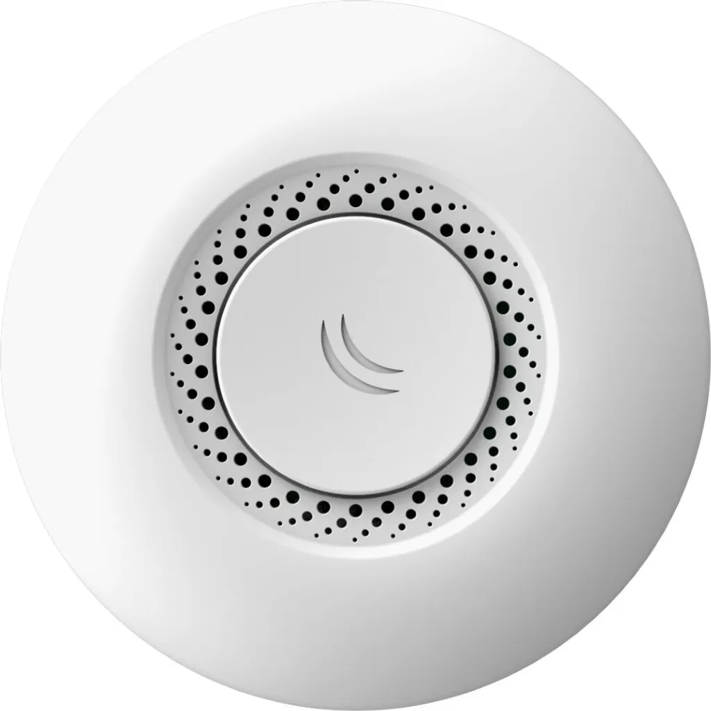 Mikrotik cAP-2nD soffitto AP/OS L4, 1xLAN, 2,4Ghz 802.11b/g/n, scatola di plastica, adattatore di alimentazione