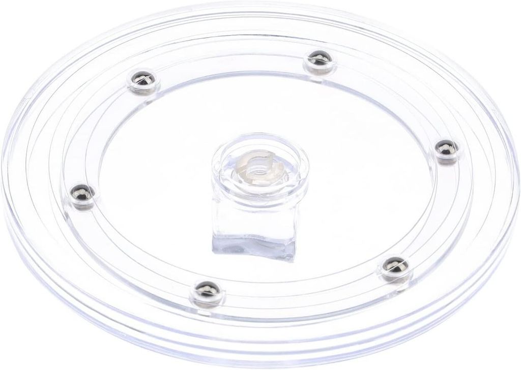 Acryl Lazy Susan Drehteller 17,5 cm Kunststoff Lager Produktbild