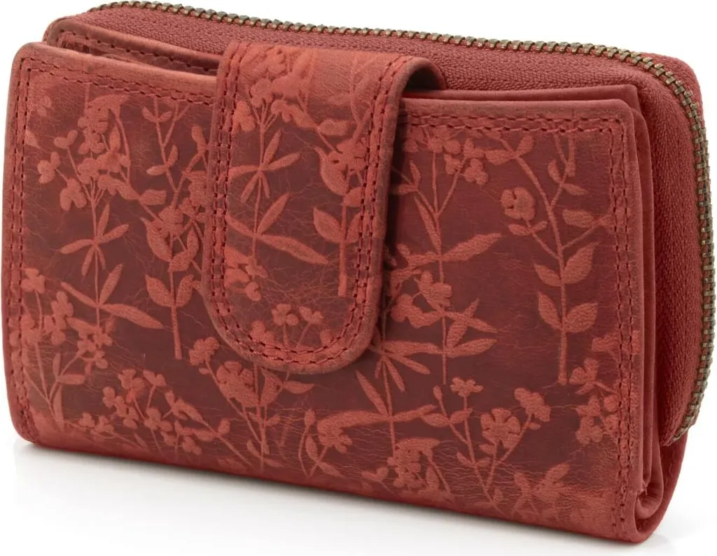 Portafoglio Donna Ekavale Pelle Con RFID - Compatto E Elegante | Verde