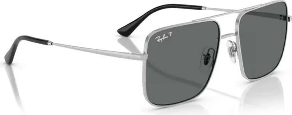 Ray-Ban Ari RB 3758 003/81 Lunettes Polarisées Anti-reflets Argent