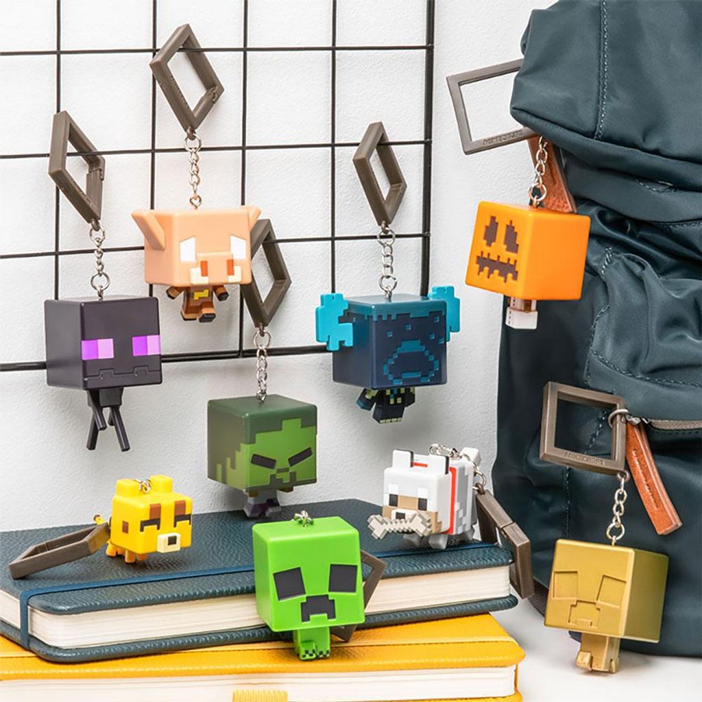 Paladone Minecraft sleutelhanger, gesorteerd, meerkleurig, Productafbeelding 
