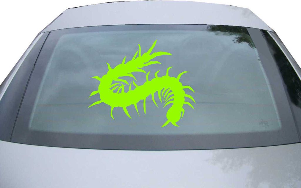 Indigos UG - Aufkleber Heckscheibe & Motorklappe DE7134 - neongrün - 600x480 mm - Evolution Rasenmäher - Auto Scheiben Fenster Heckklappe Tuning ...