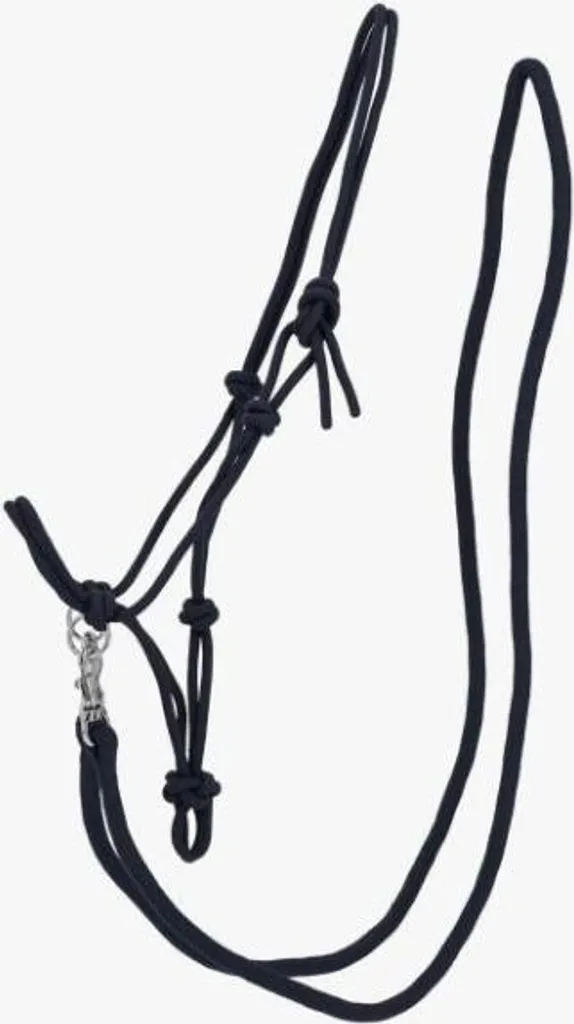 Cavezza Navy QHP Annodata con Redini - Eleganza Etologica Purosangue