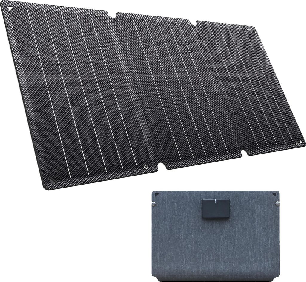 Solarpanel, tragbar, duale USB-Ausgänge, schwarz, 6V, 21W