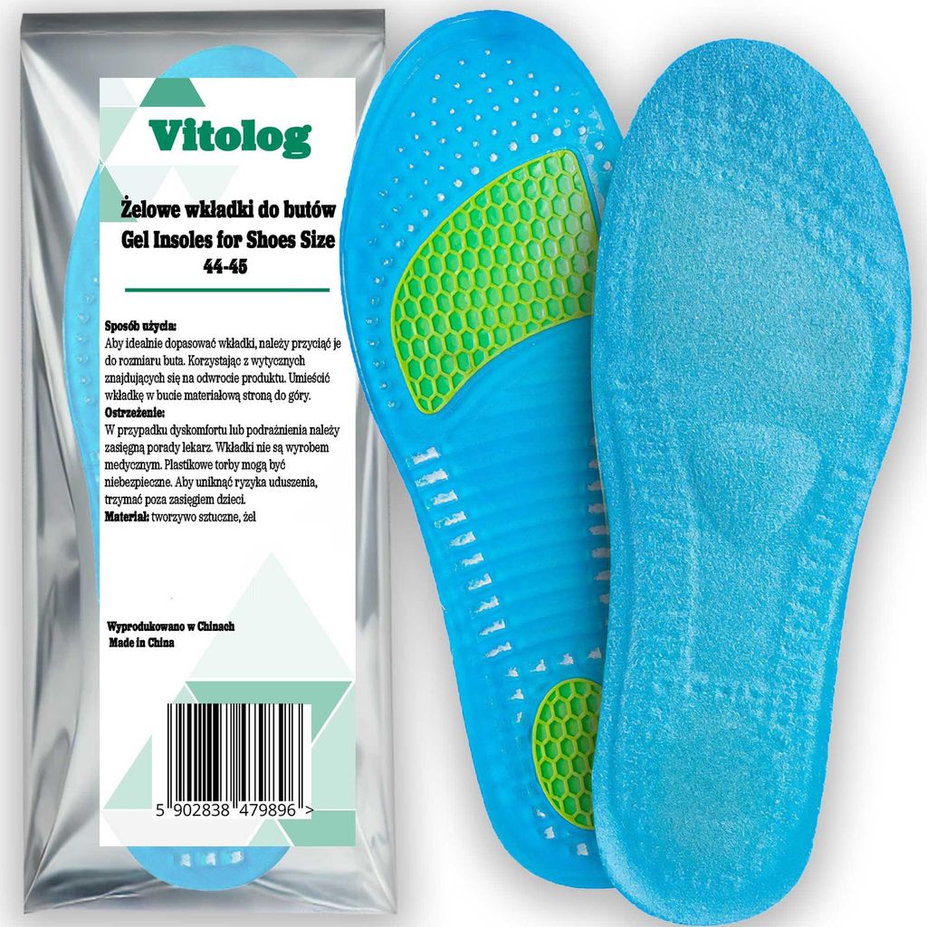 Gélové Vložky do topánok Tlmiace na boľavé nohy Ostrohy Obrázok produktu 