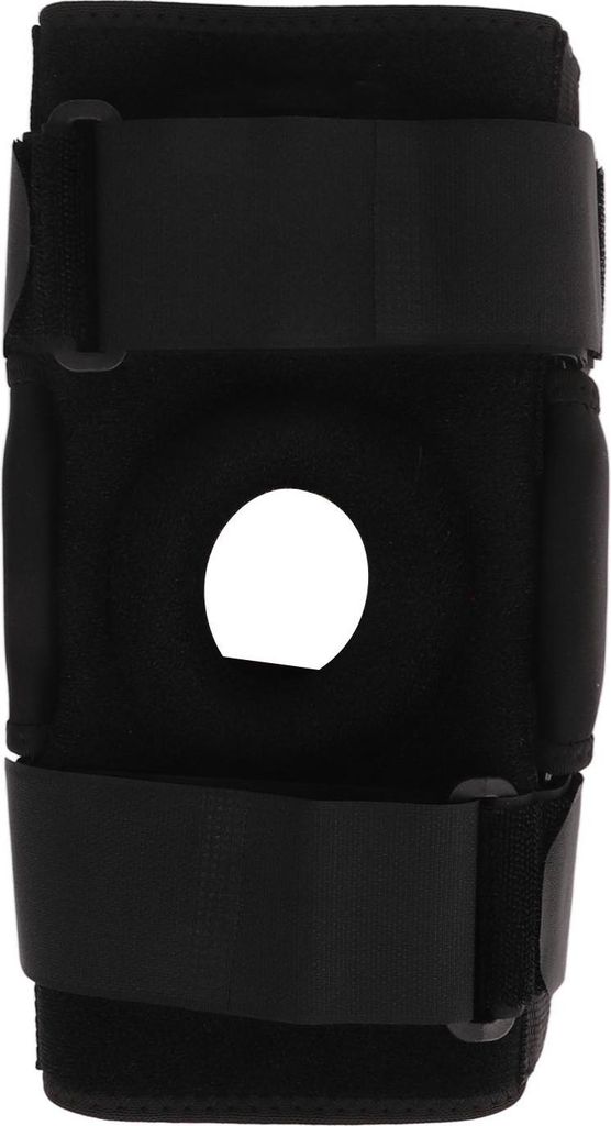 Atmungsaktive Kniebandage mit Patella-Öffnung, Silikonpad und Aluminium-Schiene