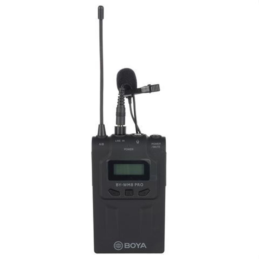 BOYA TX8 Pro, Lavalier-Mikrofon, Kondensatormikrofon, 3,5 mm, Fixed, Taschensender, Ultrahochfrequenz (UHF)