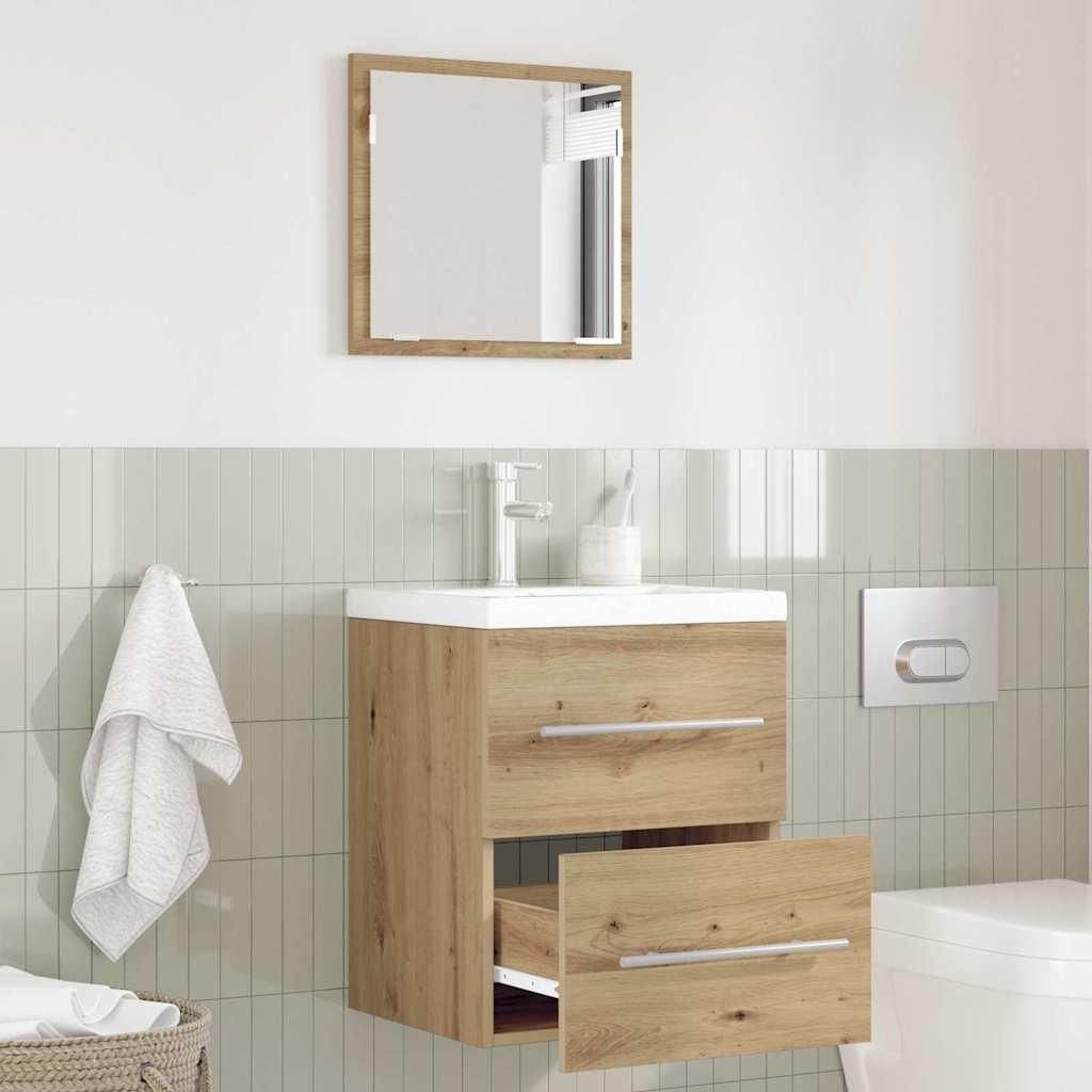 Maison Exclusive - Badezimmermöbel-Set mit Schubladen Braun 41 x 38,5 x 48 cm