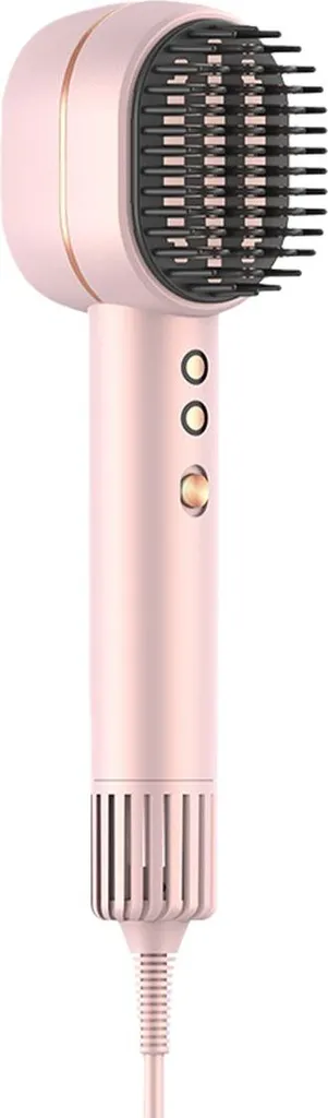 Brosse Sèche-Cheveux pour Brushing Rapide 1400W avec Concentrateur Rose - 2