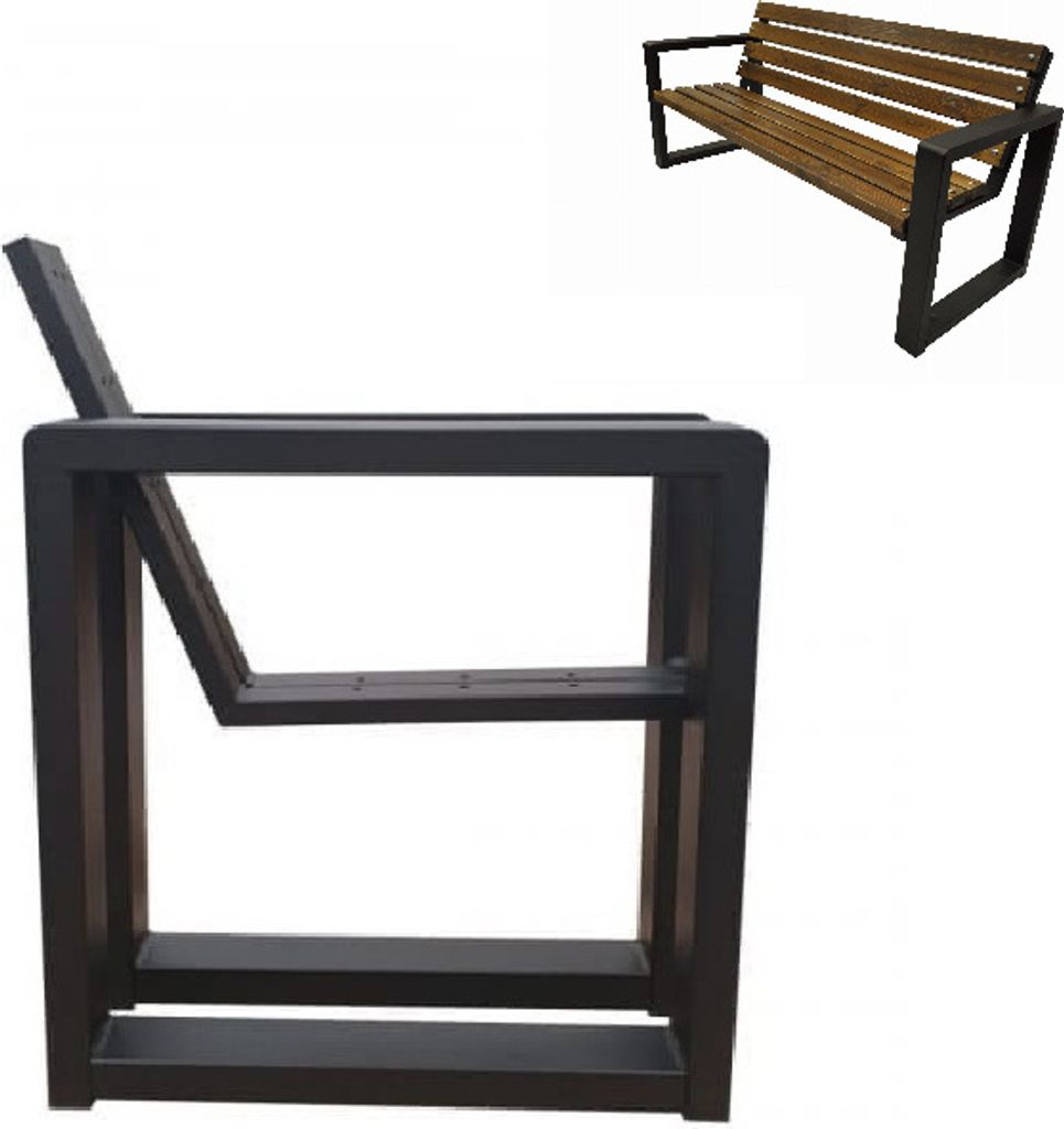 Set 2 Stk. Bankbeine Bankkufen Bankgestell Gartenbank Beine Produktbild 