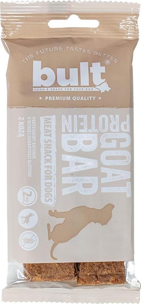 Bult | Bult Bar - Ziegenfleisch - Hochproteinhaltiger Snack - Gesunde Hundeleckerlis - 75g