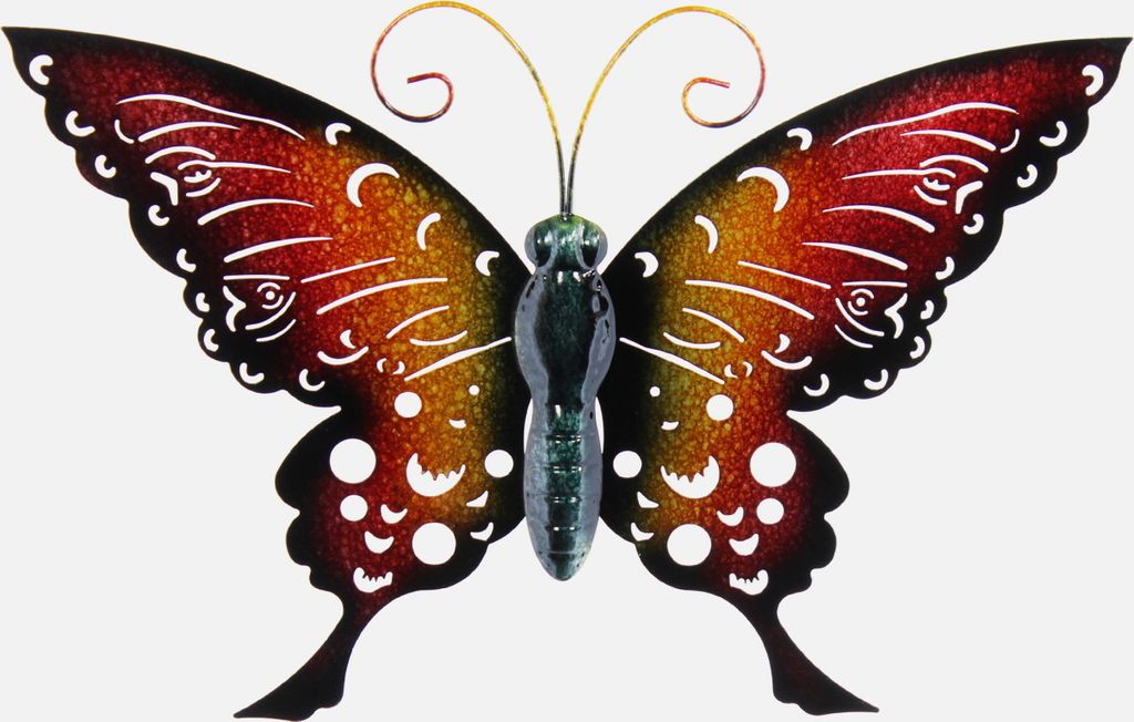 Schmetterling Wanddeko Metall Wandbild Deko Bild Wand Produktbild 