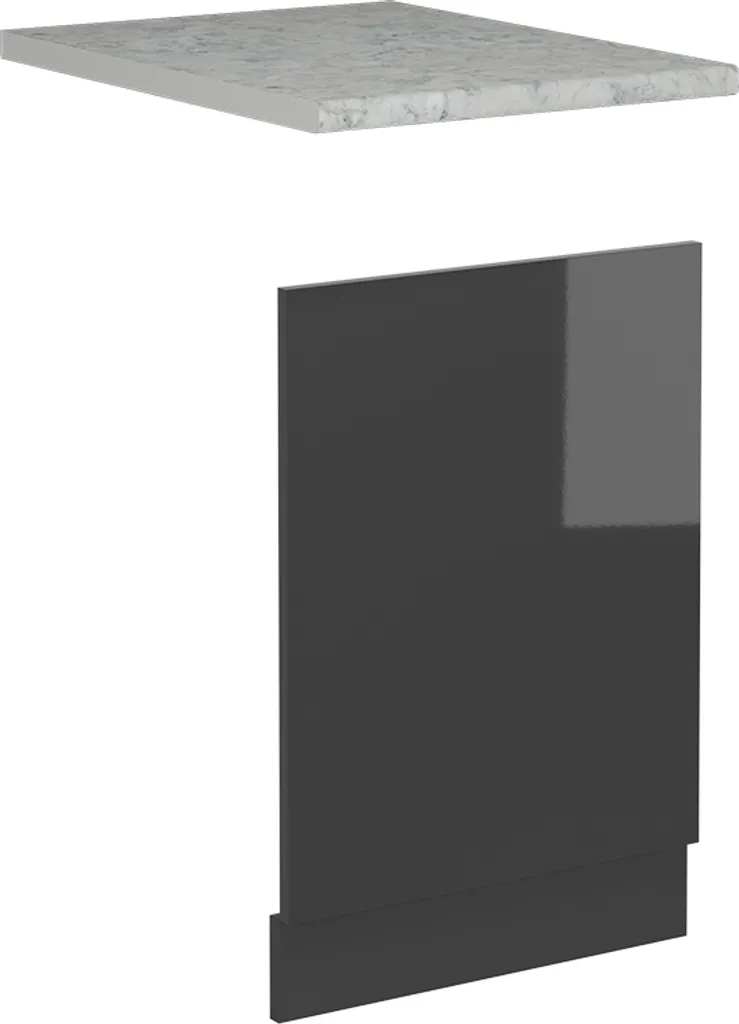 Solution Habillage Lave-vaisselle 45cm Vicco Anthracite Haute Brillance