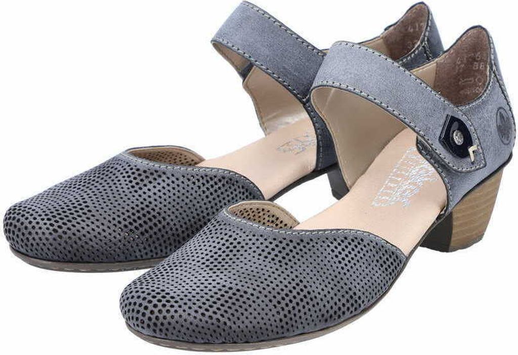 Rieker Komfort Pumps Damen 31353133353630 Blau 40 EU Produktbild 37