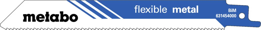 Lame de scie sabre flexible 150mm en bi-métal pas de 1,4mm pour métal