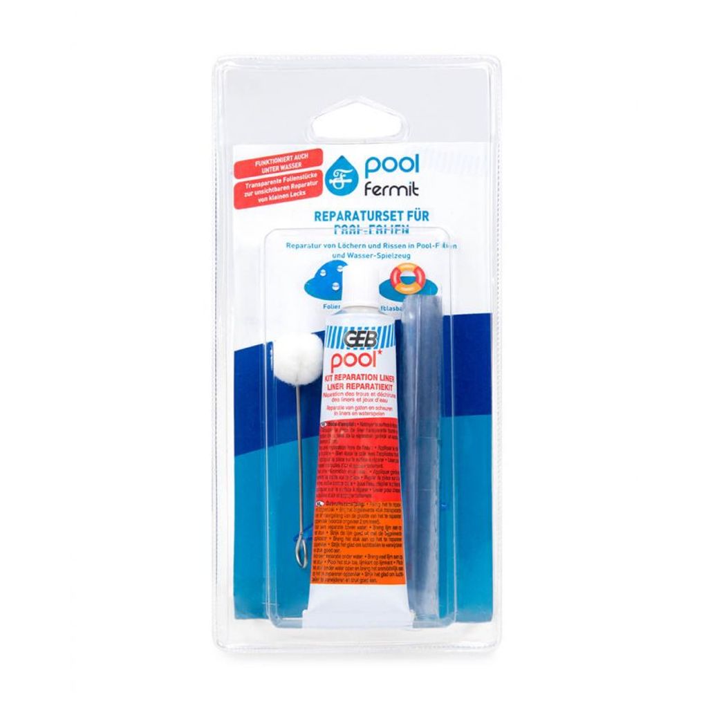 Fermit Reparatur-Set für Poolfolien & PVC, transparent, Produktbild 