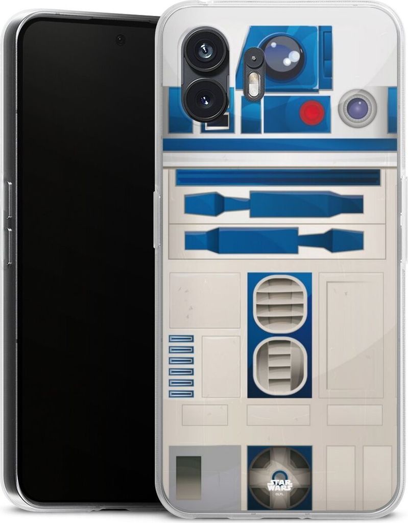 DeinDesign Handyhülle für Nothing Phone 2 Silikon Hülle Case Smartphone Schutzhülle Fanartikel Star Wars R2D2