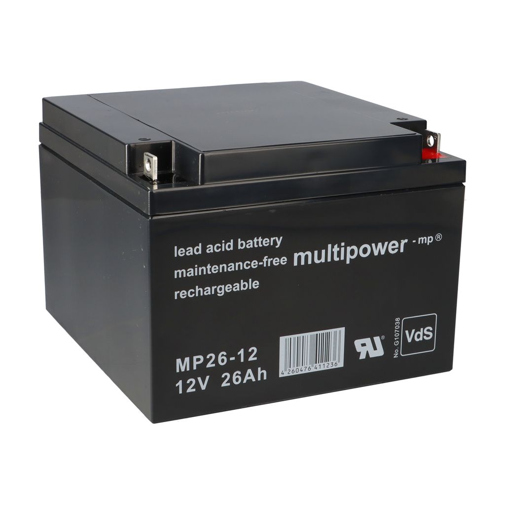 Olovená batéria Multipower MP26-12 Pb 12V / 26Ah VdS M5 Obrázok produktu 