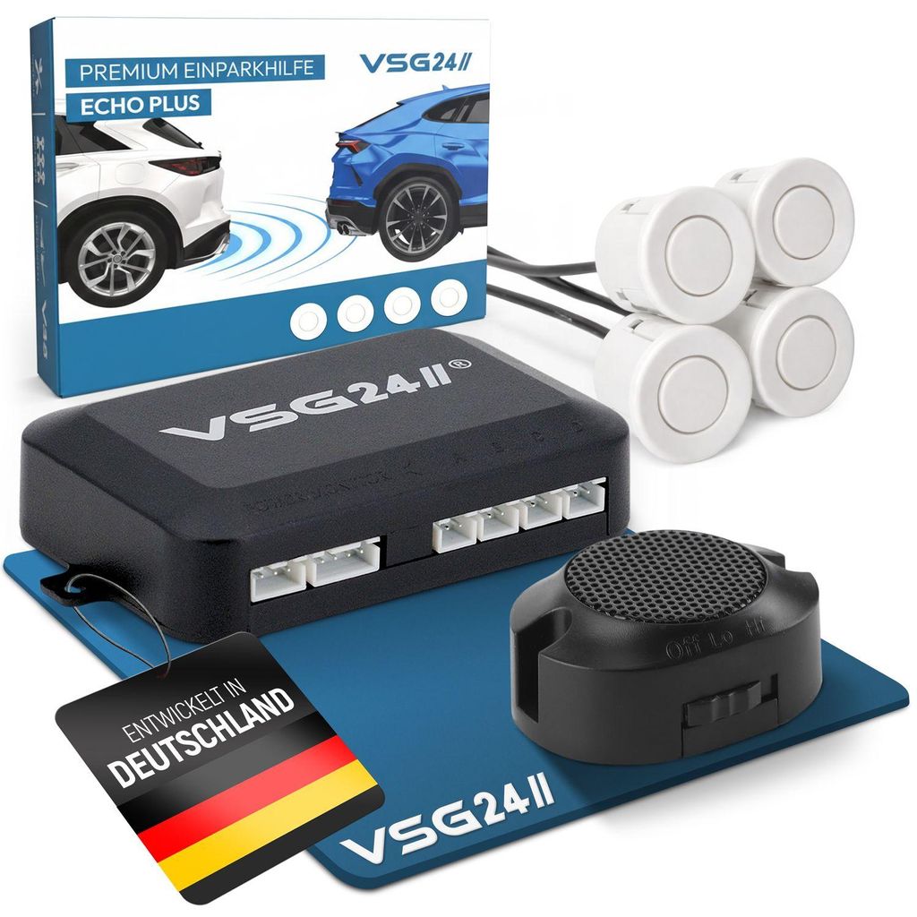 Akustische Premium-Einparkhilfe ECHO PLUS Weiß PDC-22113 Produktbild 